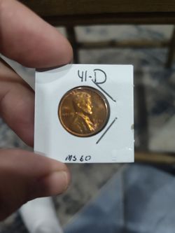 1941-D Lincoln Wheat Penny MS60