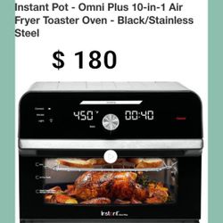 Instant Pot Omni Plus 10 Qtair Fryer Toaster Owen 