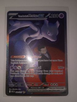 Team Rocket's Mewtwo ex 281/217 Pokemon Card