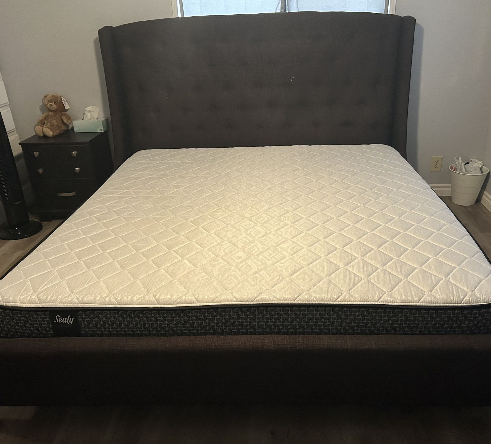 King Sized Bed Frame W/mattress