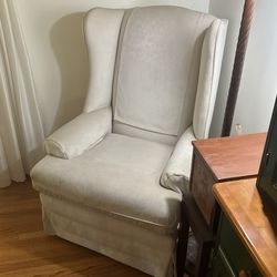 Wingback Chair Recently Upholstered
