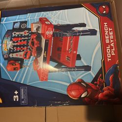 84 Piece Spider Man Tool Bench