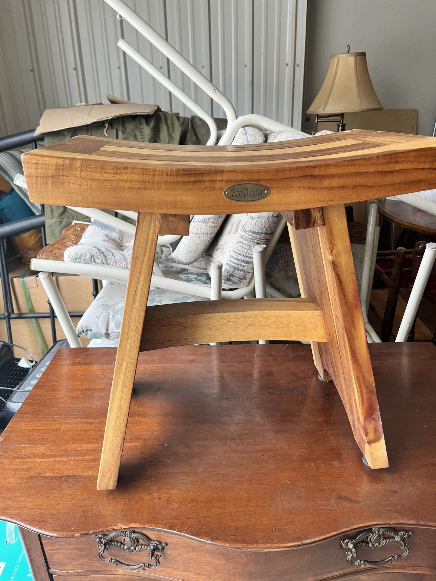 Teak Shower Stool