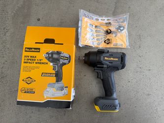 2" Cordless Impact Wrench, 900 ft-lbs, Compatible with DeWalt 20V Battery 900 ft-lbs Brushless Impact Wrench with 3-Speed Control for Cars, SUVs, Ligh