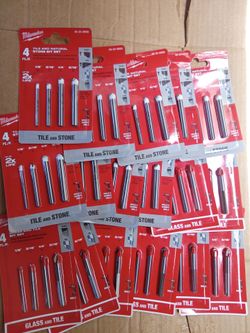 Milwaukee
Carbide Natural Stone, Glass, and Tile Drill Bit Set (4-Pack)