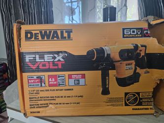 dewalt 60v flex volt 1 1/4 sds plus rotery hammer