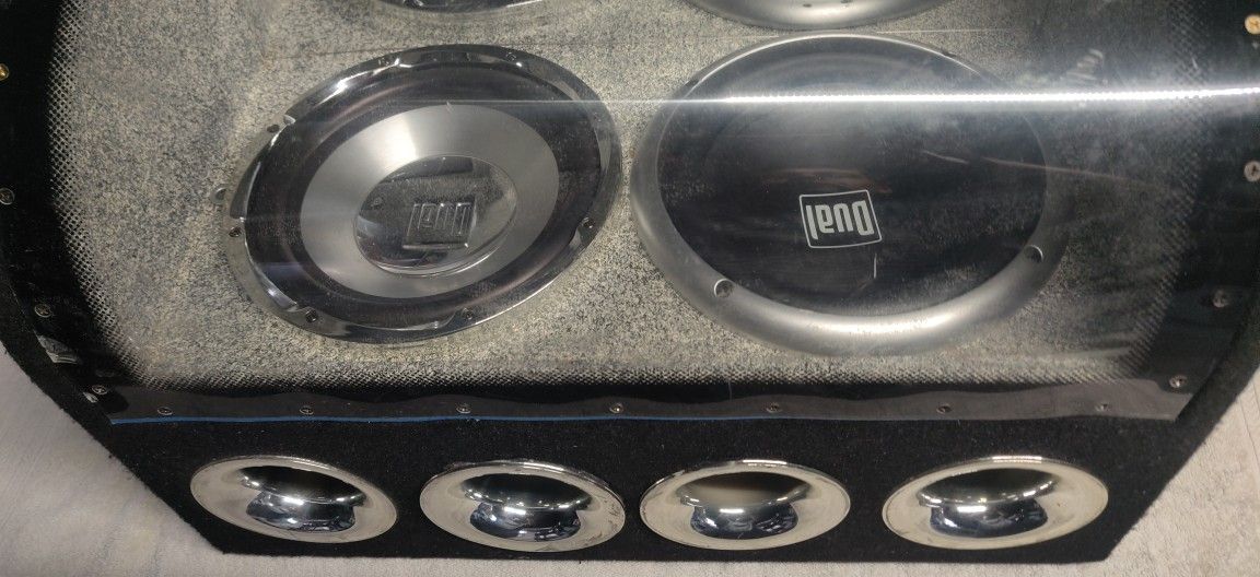 10' DUAL Subwoofers Box 🎶,👌