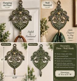 Decorative Door / Wall Hook Vintage Style