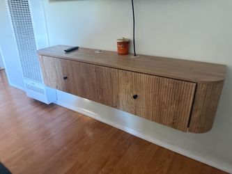 55” floating cabinets tv stand