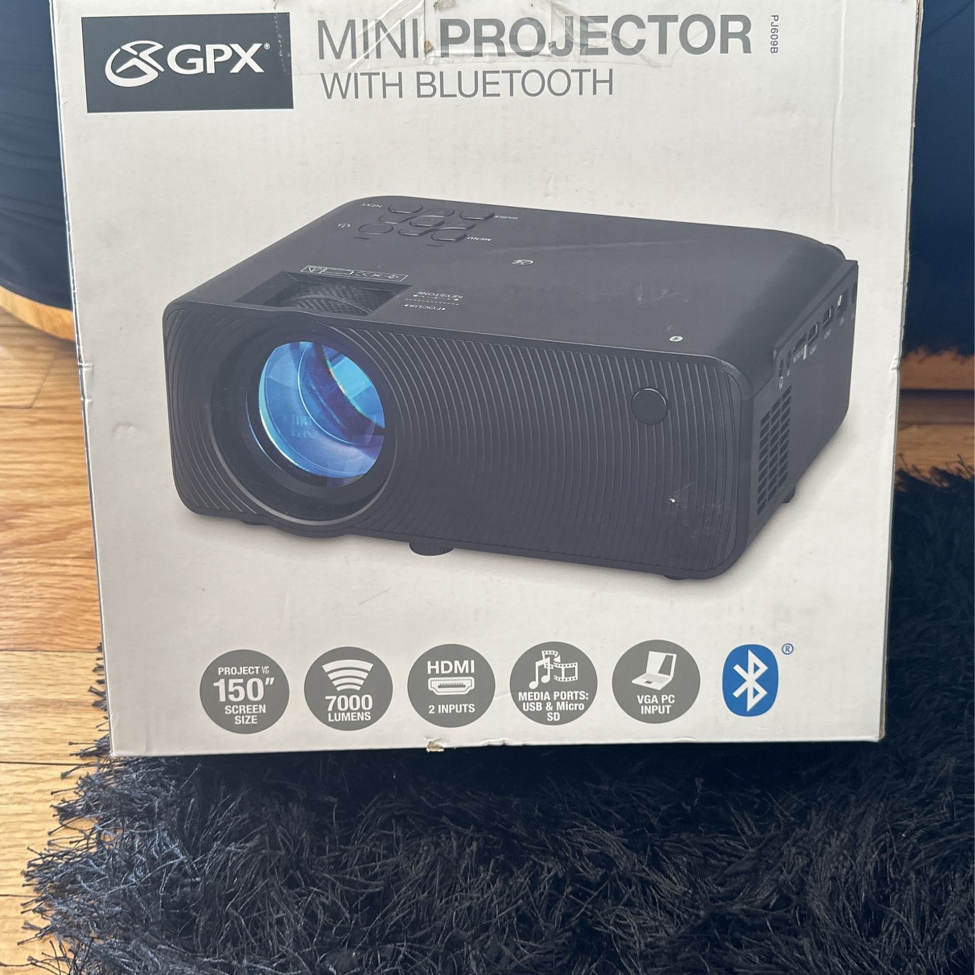 Mini Projector With Bluetooth