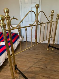 Gold Brass Queen size