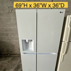 LG Refrigerator Side By Side With Water And Ice Maker Dispenser (#550)