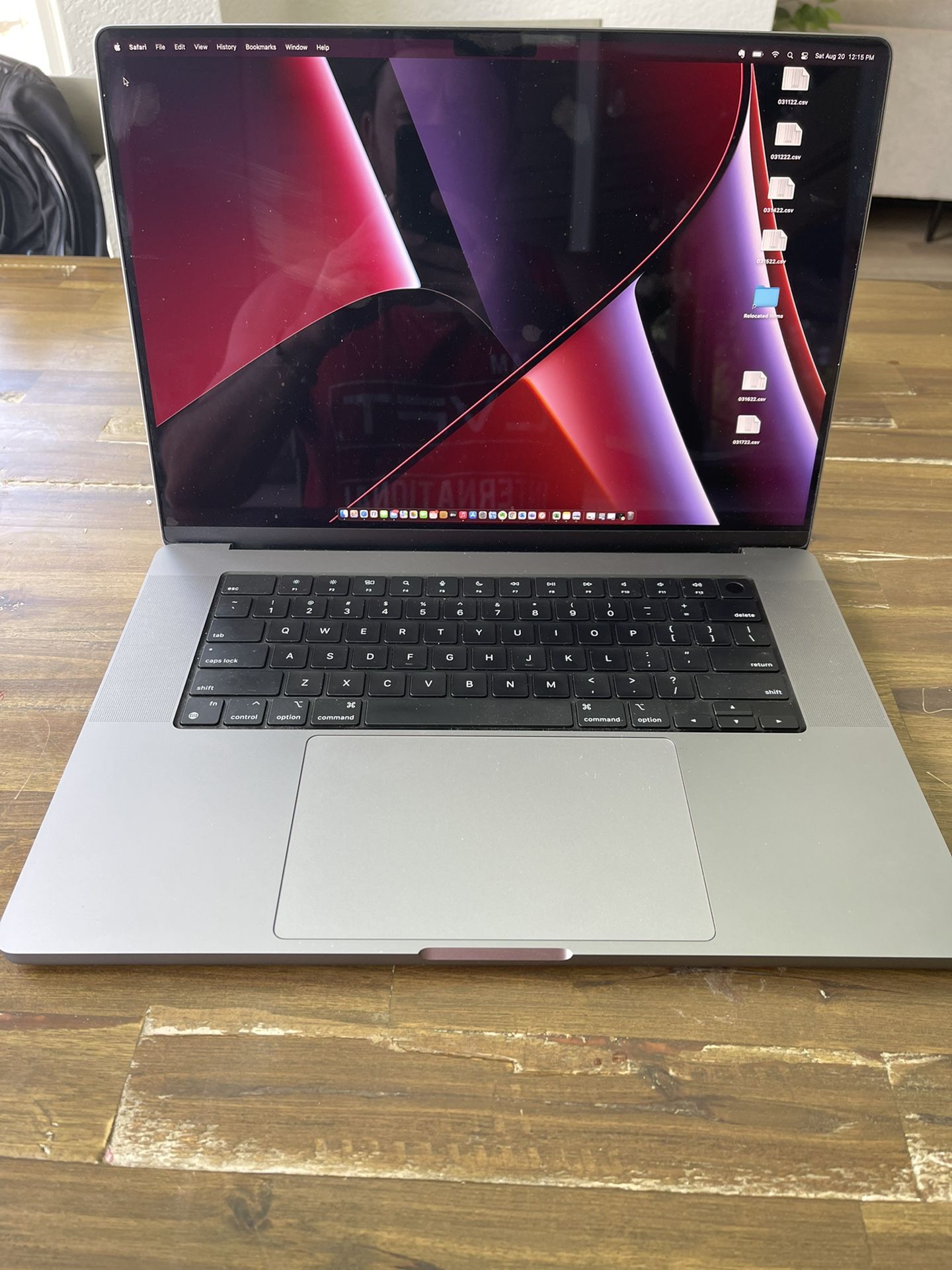 16” MacBook Pro M1 2021