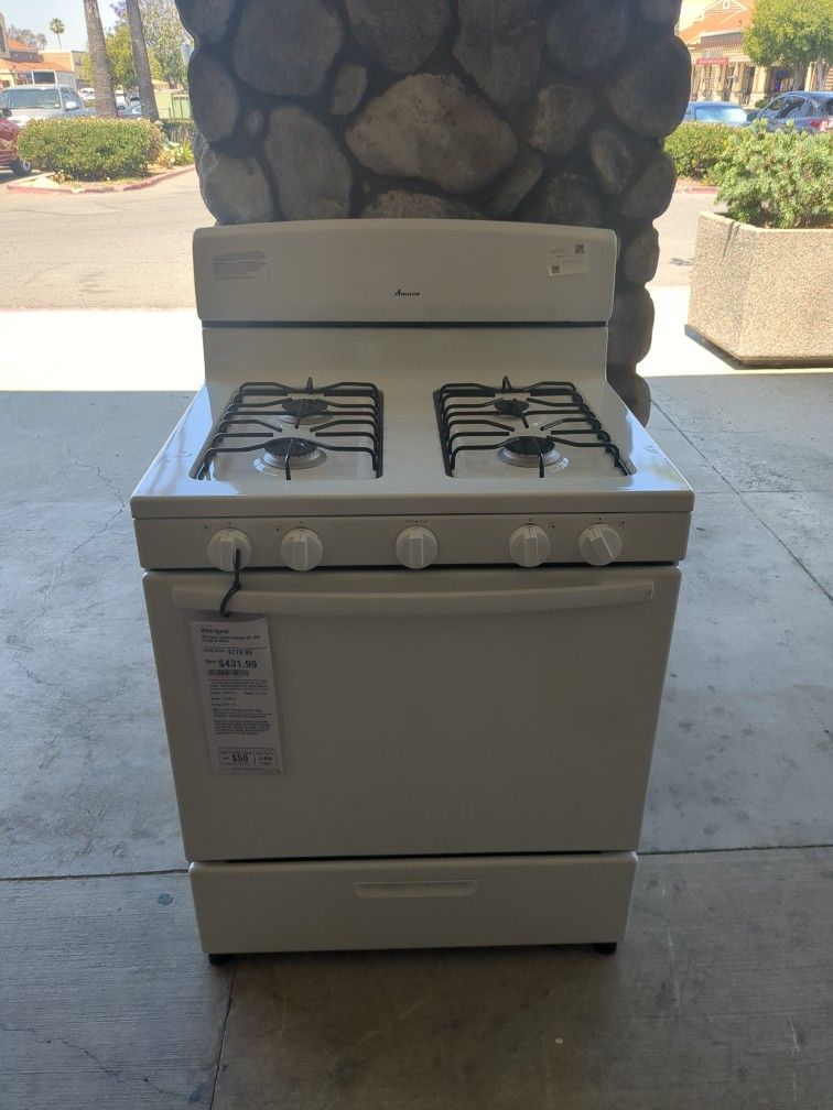 Amana Gas Range AGR4230BAW Retail Price $719 SAVE$288
