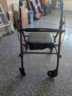 Drive Medical Rollator Walker with Seat