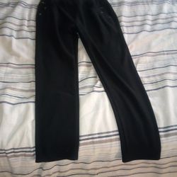 Love Black Fleece Pants