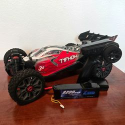 AARMA 1/8 Typhon 3S BLX Brushless 4x4 RC Car with Battery and Transmitter