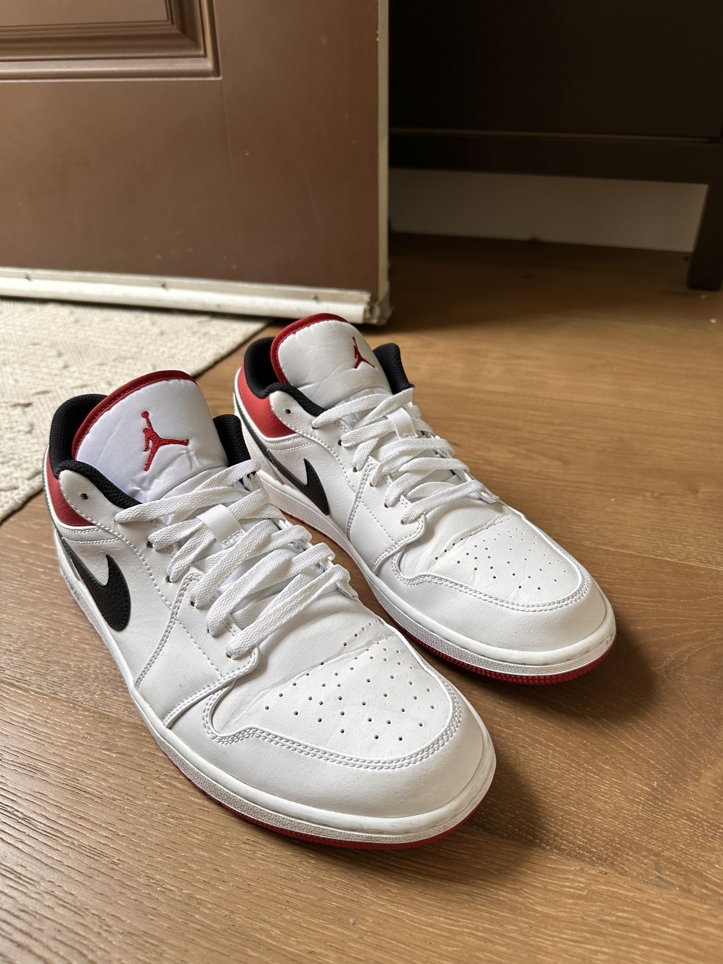 Air Jordan 1 Lows - “White University Red” - Size 13