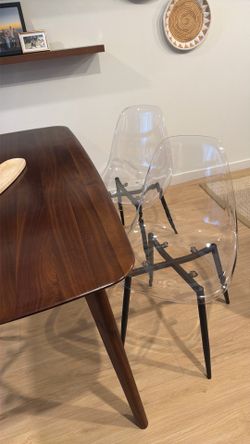 4 Acrylic Dining Chairs