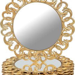  13" Gold Dinner Plates Set of 6,