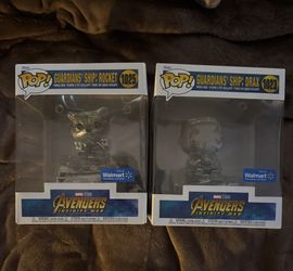 Rocket/Drax Funko Pop Space Ship