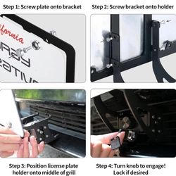 Muray Creative Tesla Model Y Front License Bracket Mounting Kit 2020-2023 ALL Models