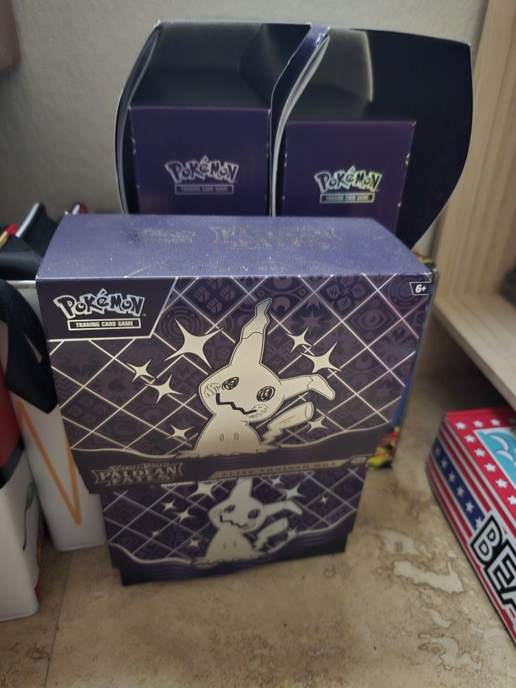 Pokémon paldean fates ETBs open