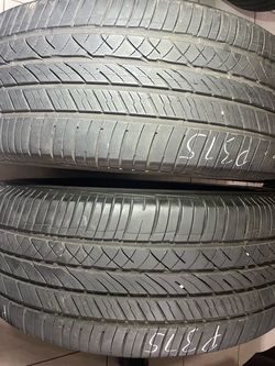 275/50/22. Two used tires please read description Cooper pro control great tread.