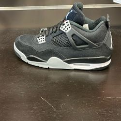 Jordan 4 Black Canvas