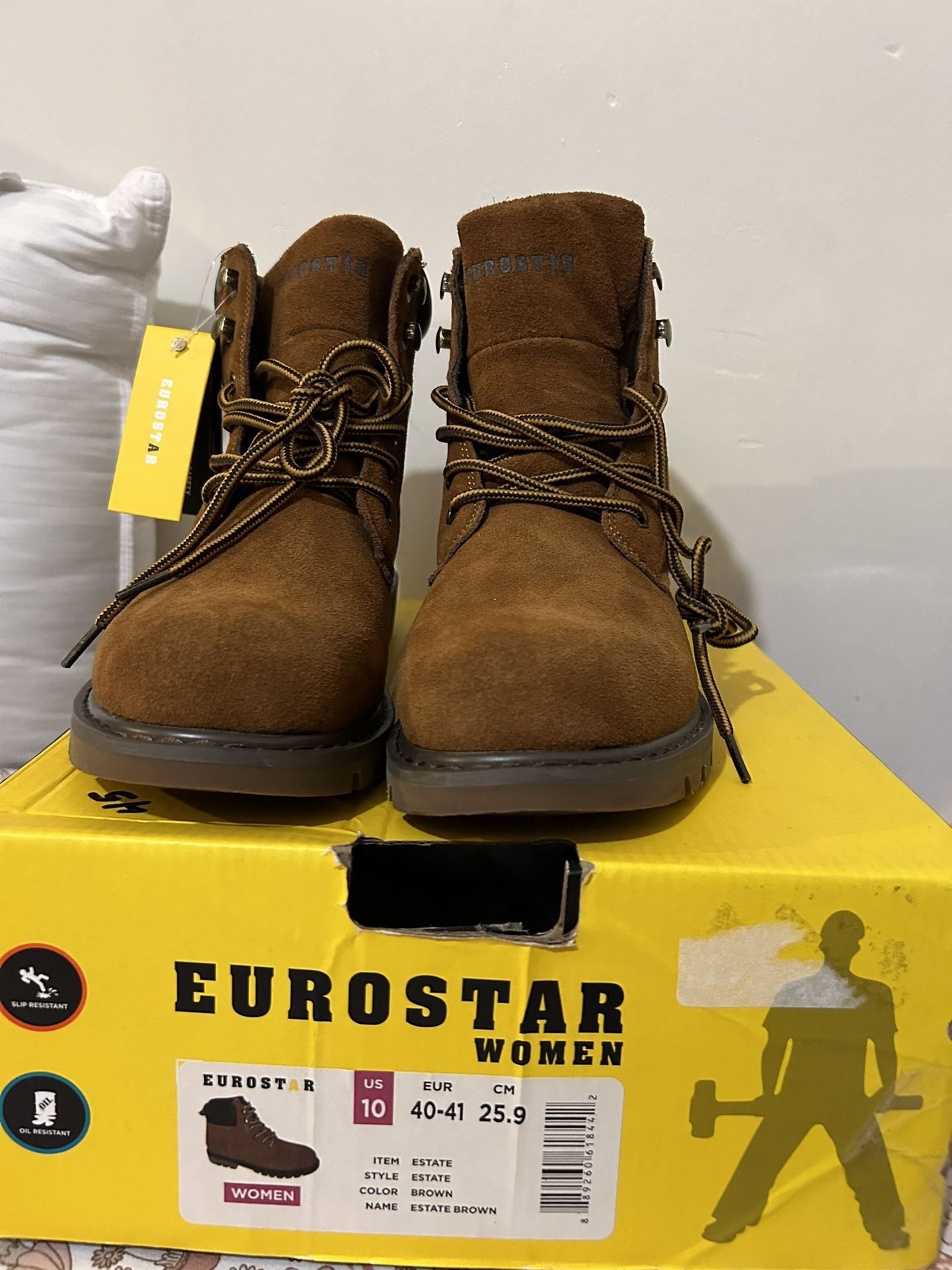 Work Boots Eurostar (women US Size 10) for Sale in Inglewood, CA OfferUp