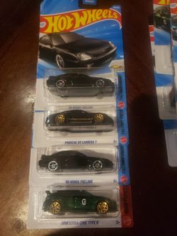 Honda Prelude & Honda Civic Type R And Porsche 911 Carrera Hot Wheels 🔥 3 Dollars Each!!!!