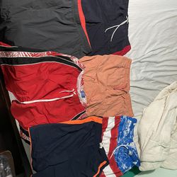 Swimming Trunks Lot Of 6 (includes Nike, Nautica, Etc) All XL 