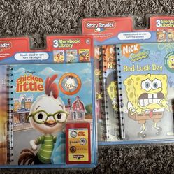 Story Reader Disney & SpongeBob Book Sets