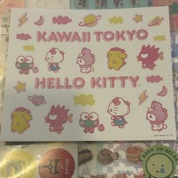 Hello Kitty Kawaii Tokyo Sticker Sheet 