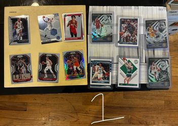 NBA Basketball Card Lot with Binder