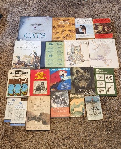Lot Of 18 Animal Books