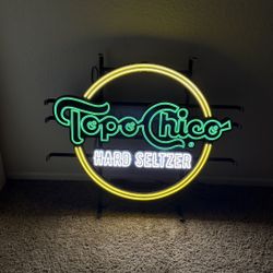 Topo Chico Hard Seltzer LED Beer Sign