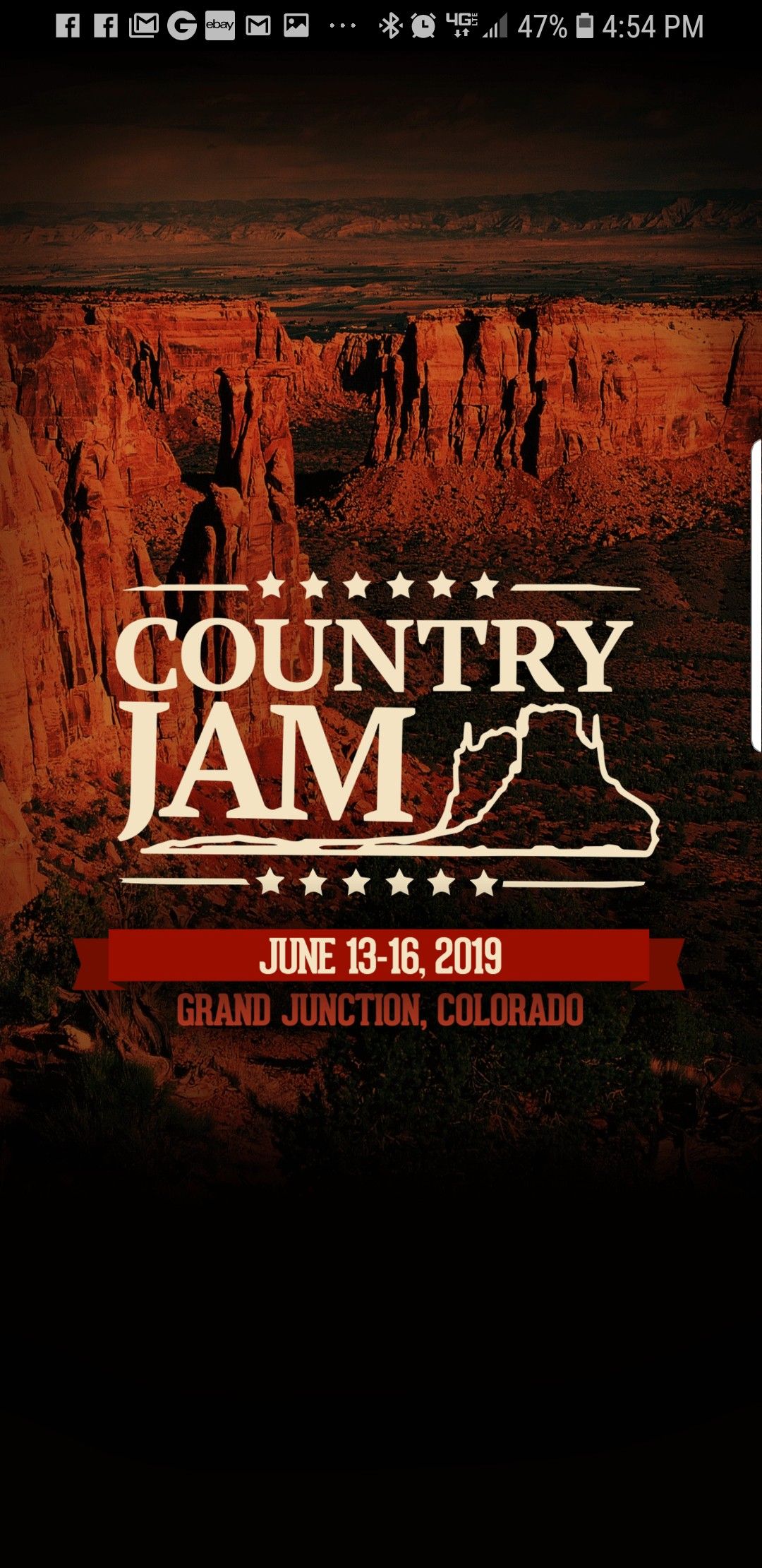 2, 4 day Country Jam Passes w/ camp access