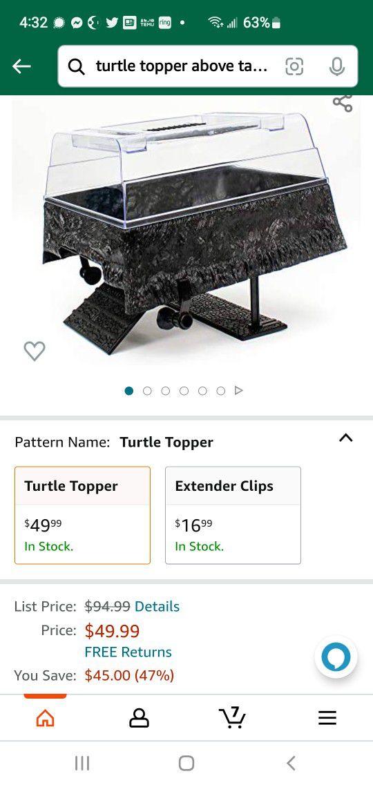 New In Box Turtle TOPPER