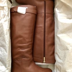G.H. Bass Women’s Tall Leather Riding Boots - Size 8M (New in Box)