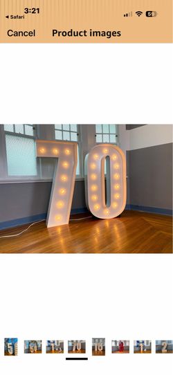 Marquee numbers