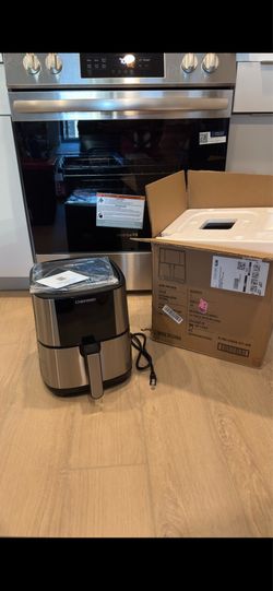 NEW Chefman TurboFry Touch 5-Quart Air Fryer Stainless Steel