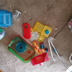 Hamster House (disassembled) & Misc. Sm. Critter Stuff