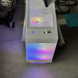 Lian Li Lancool 205M Mesh Tempered Glass microATX Mid-Tower Computer Case - White