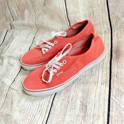 VANS Size 10 Mens Orange Skater Shoes