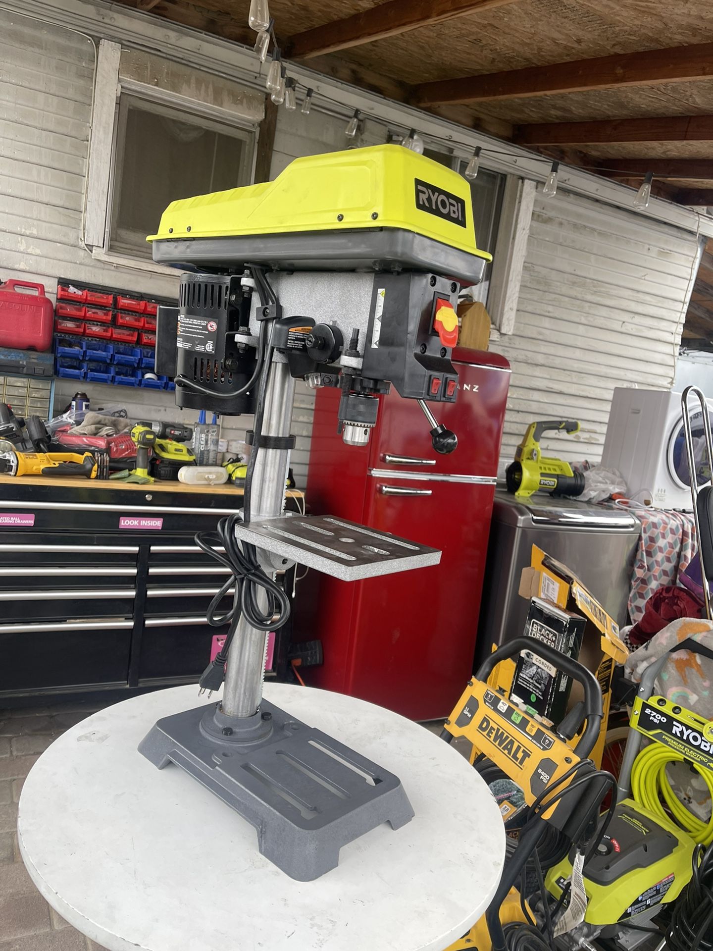 RYOBI 10 Speed Drill Press with EXACTLINE Laser Alignment