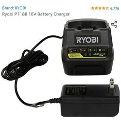 Ryobi P118b Battery Charger 18v