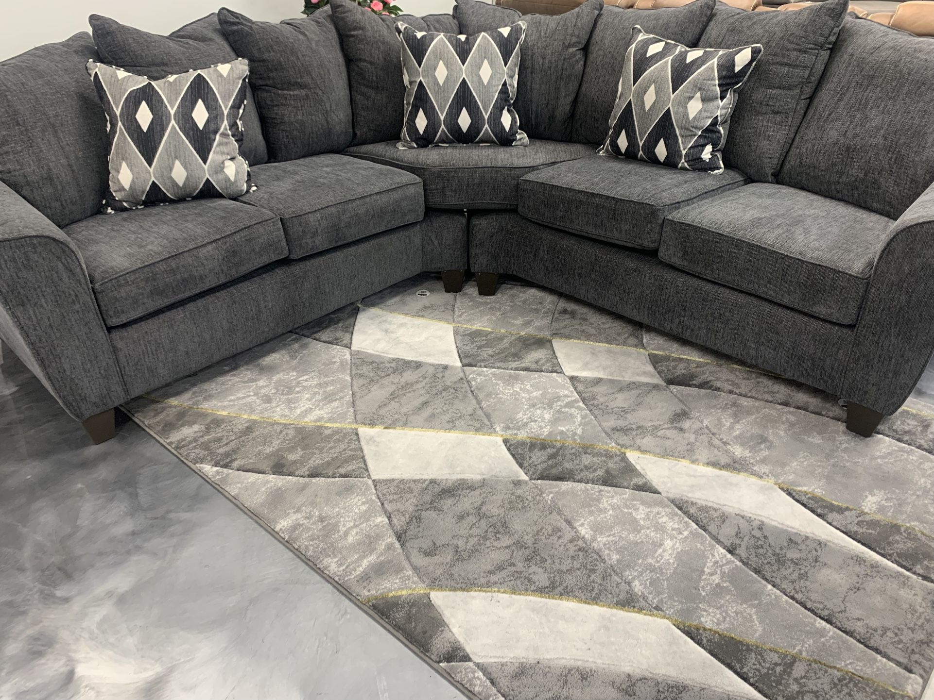 Grey Sectional Sofa Couch