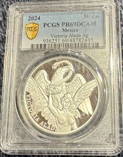 1oz Silver 2024 México PCGS 69 CAM