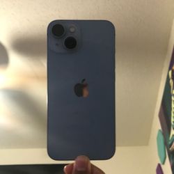 blue iPhone 